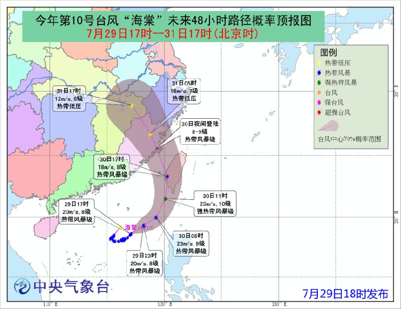 海棠臺(tái)風(fēng)最新路徑預(yù)測及其影響分析